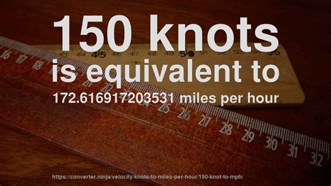 150 knots to mph - 24 янв. 2023 г. ... Cruise ship captains often refers to the speed of the ship in knots. Find out what is a knot, how fast a knot is in mph and how fast cruise ...
